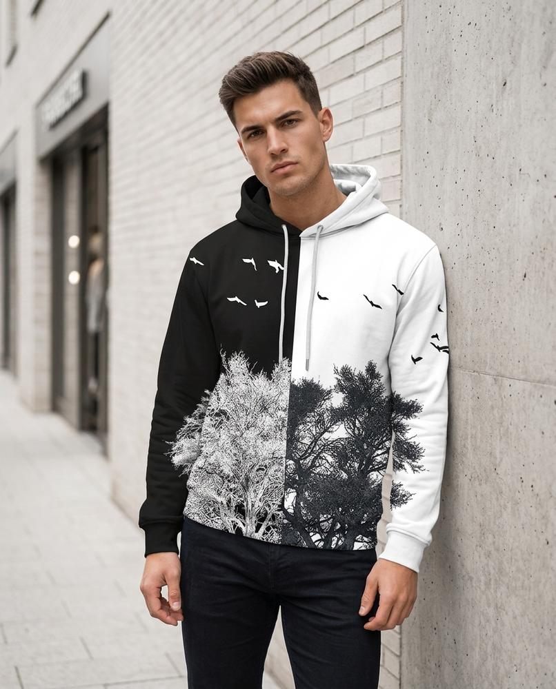 Statement Street - Samon | Bedruckt Langärmlig Hoodie Unisex