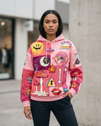 Statement Street - Nodar | Applizierter Gepatchter Hoodie Unisex