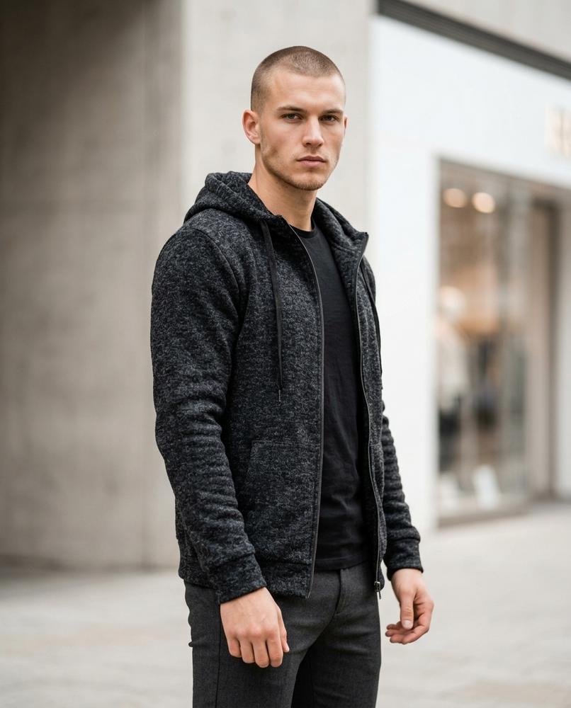 Statement Street - Caser | Meliert Gefüttert Hoodie Herren