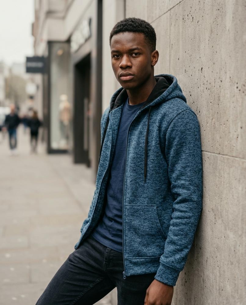 Statement Street - Caser | Meliert Gefüttert Hoodie Herren