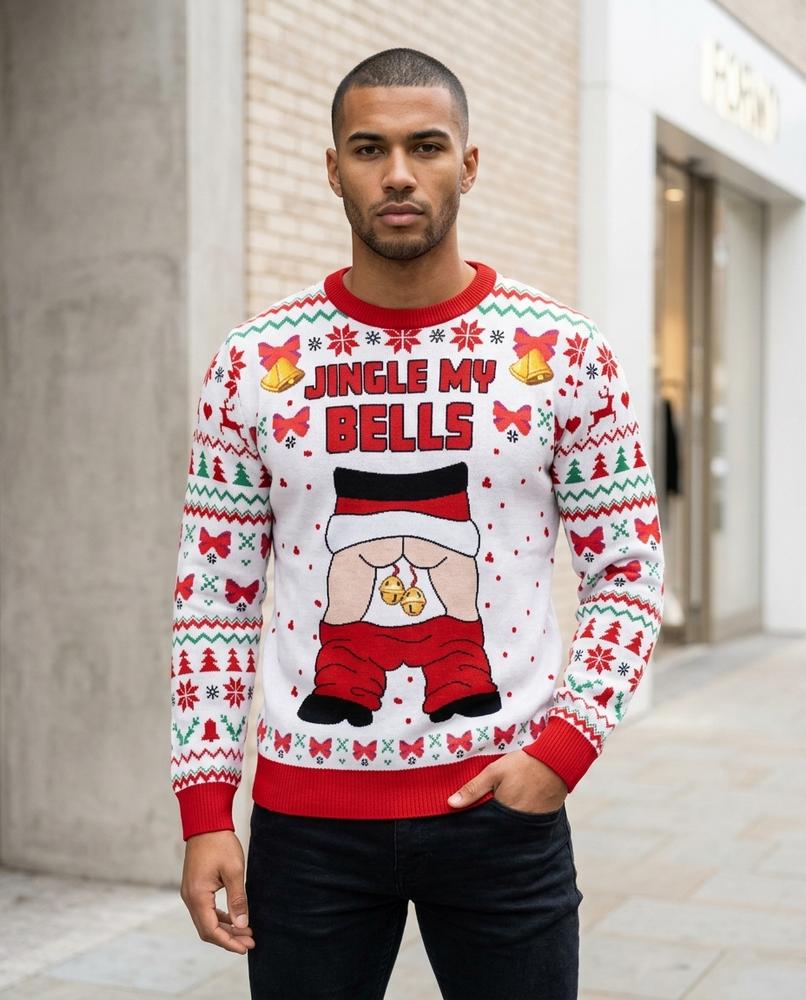 Statement Street - Misin | Langärmeliger Gestrickter Pullover Herren