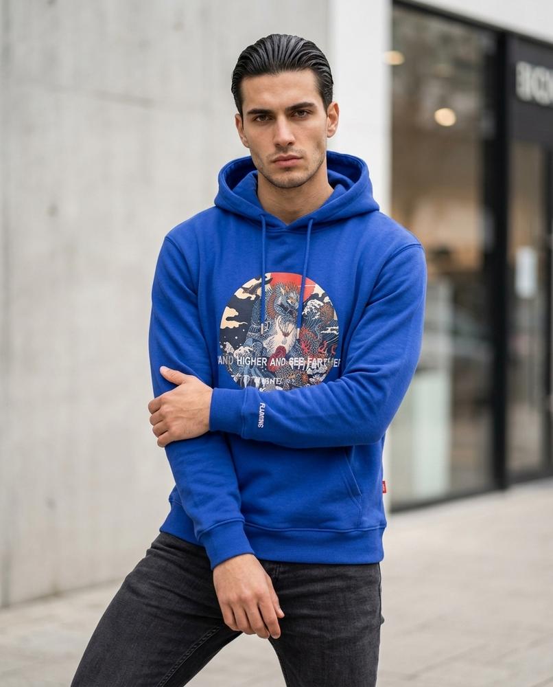 Statement Street - Lovin | Bedruckter Langärmliger Hoodie Unisex
