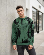 Statement Street - Cavin | Grafischer Locker Geschnittener Pullover Unisex
