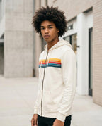 Statement Street - Raren | Gestreifter Langärmliger Hoodie Herren