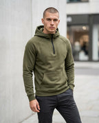 Statement Street - Rimir | Hochschließender Konturierter Hoodie Herren