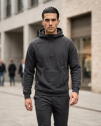 Statement Street - Rimir | Hochschließender Konturierter Hoodie Herren