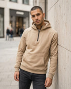Statement Street - Rimir | Hochschließender Konturierter Hoodie Herren