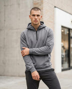Statement Street - Rimir | Hochschließender Konturierter Hoodie Herren
