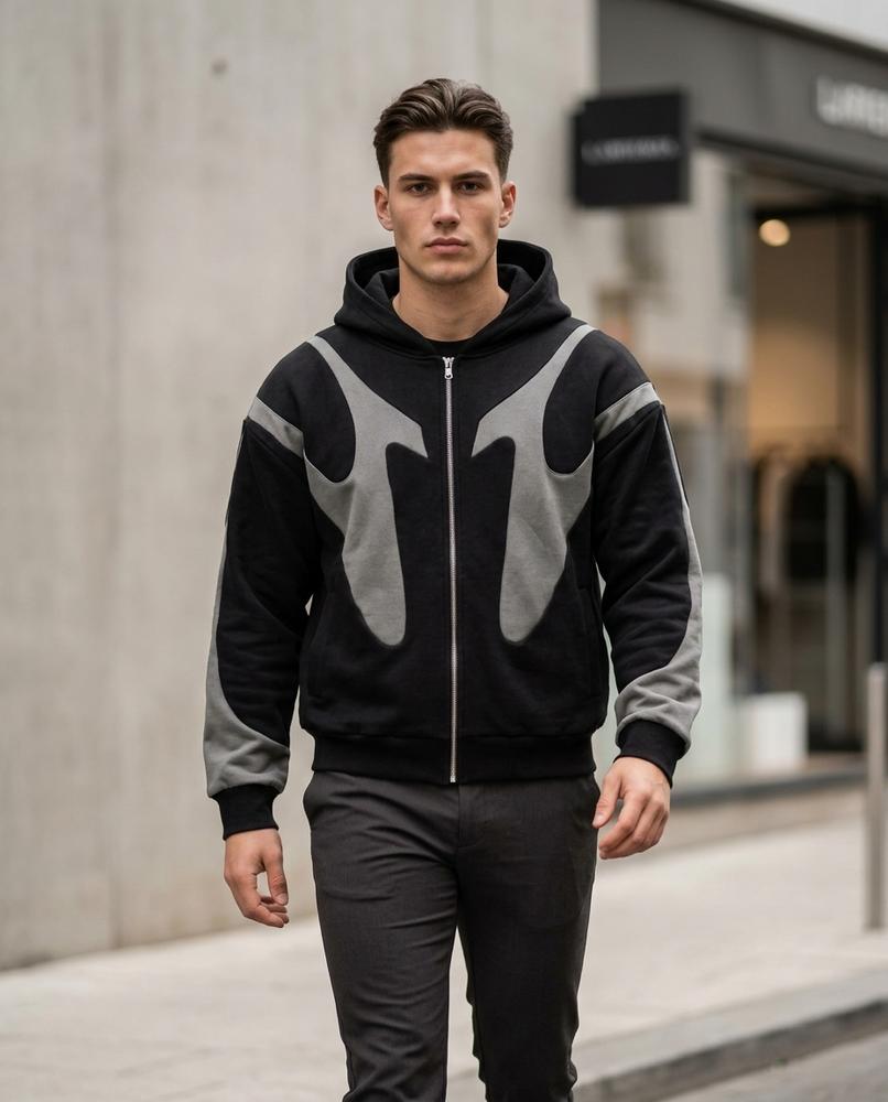 Statement Street - Vizan | Bedruckt Langärmlig Hoodie Unisex