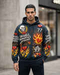 Statement Street - Semer | Appliziert Aufgerissen Hoodie Unisex