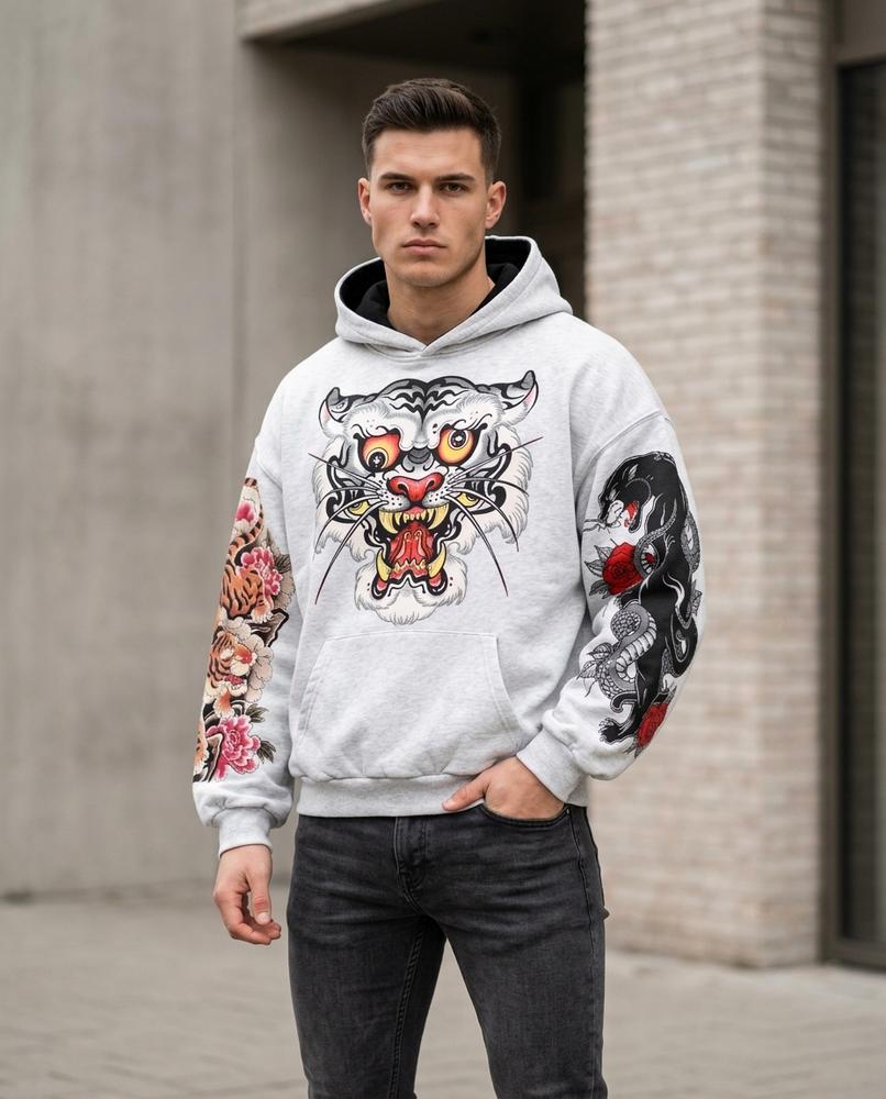 Statement Street - Vilom | Oversize Bedruckter Hoodie Unisex