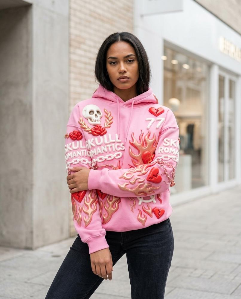 Statement Street - Semer | Appliziert Aufgerissen Hoodie Unisex