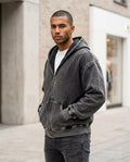 Statement Street - Camin | Verwaschen Gefüttert Hoodie Unisex