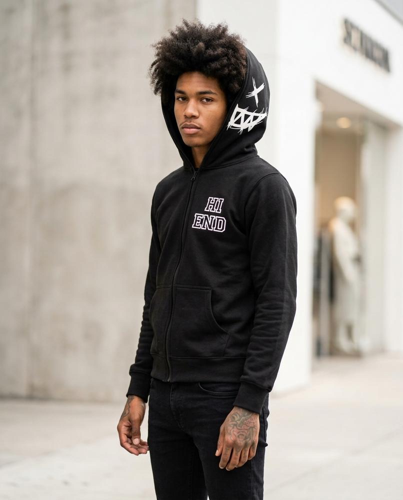 Statement Street - Serel | Bedruckter Langärmliger Hoodie Unisex