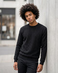 Statement Street - Dasol | Strukturiert Langärmelig Pullover Herren