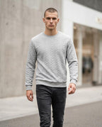 Statement Street - Dasol | Strukturiert Langärmelig Pullover Herren