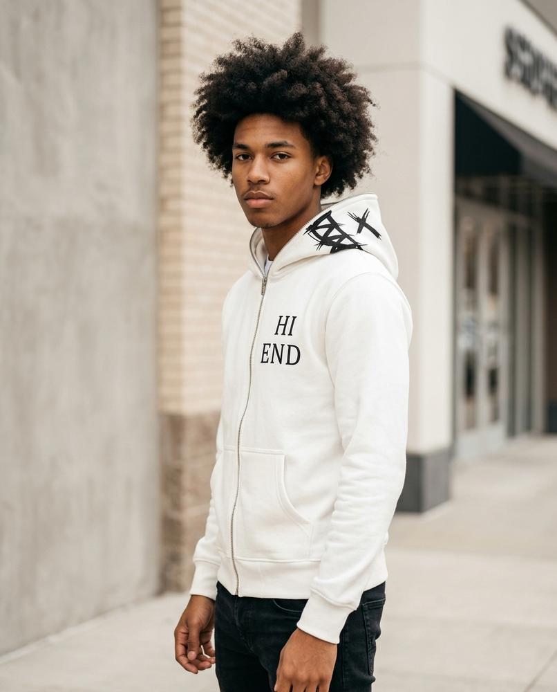 Statement Street - Serel | Bedruckter Langärmliger Hoodie Unisex