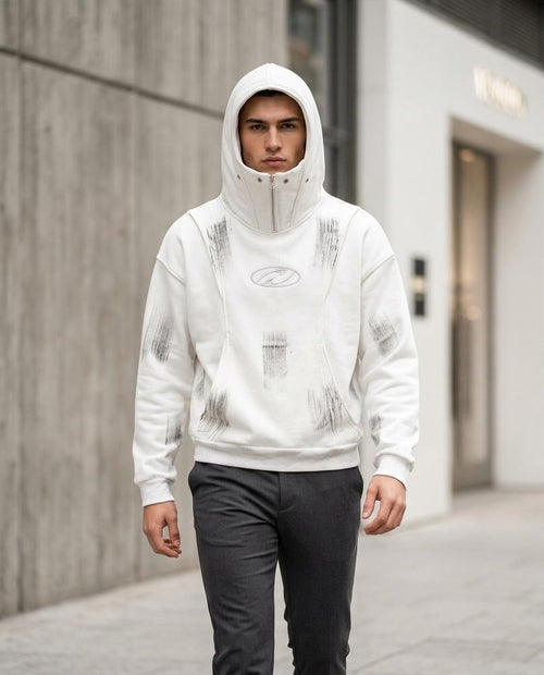 Statement Street - Coran | Hochgeschlossen Bedruckt Hoodie Unisex