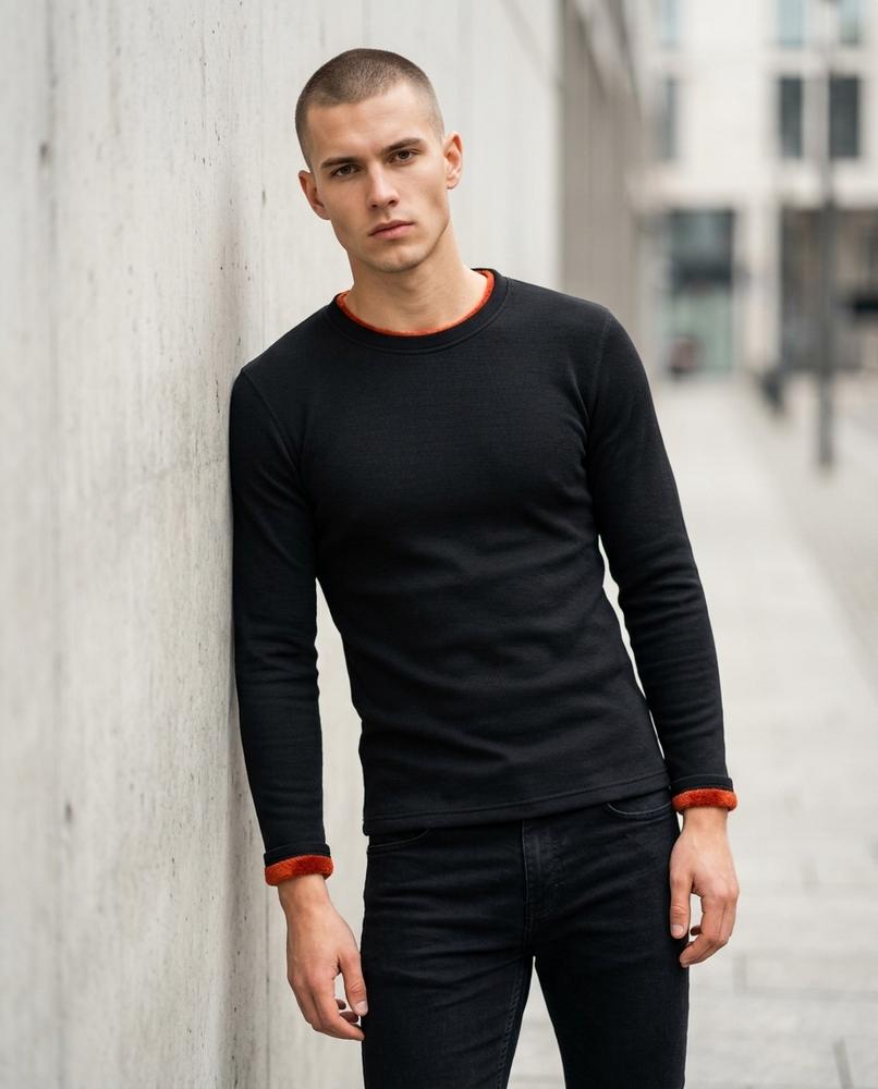 Statement Street - Makar | Gefüttert Wärmend Shirt Herren