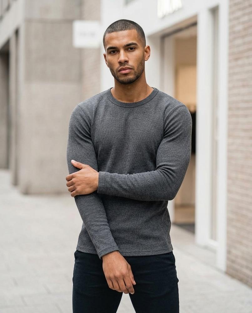 Statement Street - Makar | Gefüttert Wärmend Shirt Herren