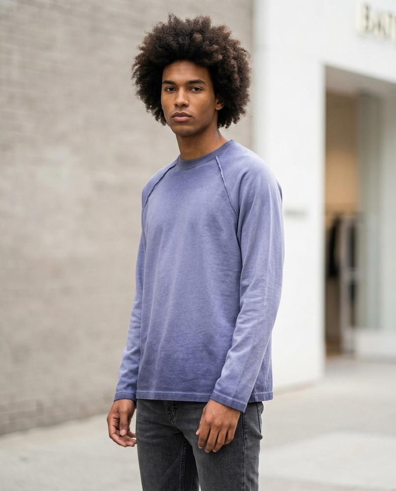 Statement Street - Zedar | Verwaschenes Langärmliges Shirt Unisex