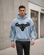 Statement Street - Yosin | Oversized Bedruckt Hoodie Unisex