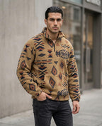 Statement Street - Kamin | Gemustert Strukturiert Pullover Unisex