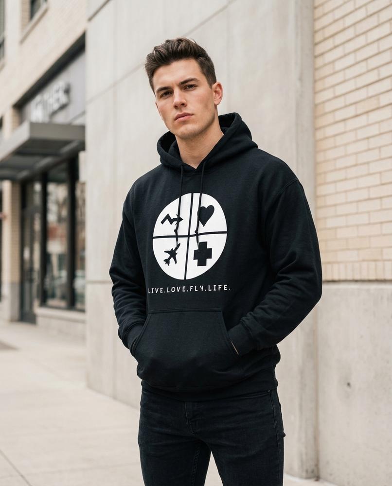 Statement Street - Nevel | Bedruckter Sweat Hoodie Unisex