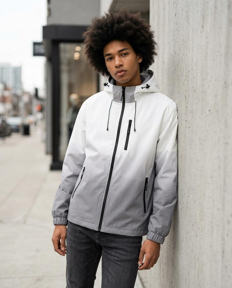 Statement Street - Vatal | Farbverlaufende Gefütterte Jacke Herren