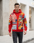 Statement Street - Samir | Appliziert Strukturiert Hoodie Unisex
