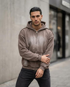 Statement Street - Veren | Verwaschen Used-Look Hoodie Unisex
