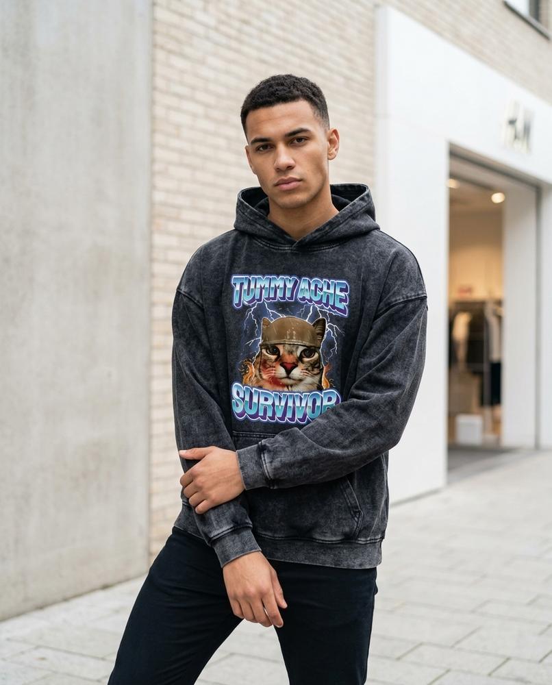 Statement Street - Masol | Bedruckt Gewaschen Hoodie Unisex