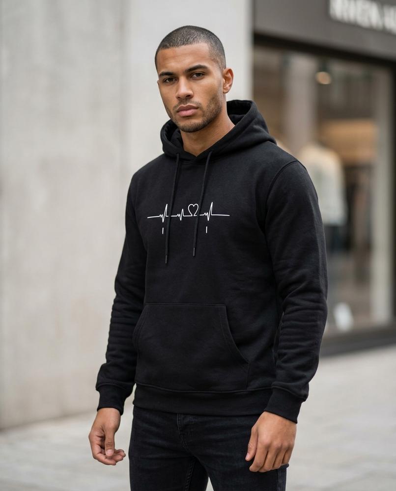 Statement Street - Seser | Langärmlig Bedruckt Hoodie Herren
