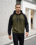 Statement Street - Tinav | Zweifarbig Bedruckt Hoodie Unisex