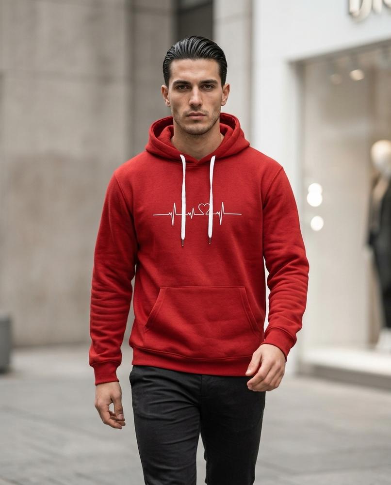 Statement Street - Seser | Langärmlig Bedruckt Hoodie Herren
