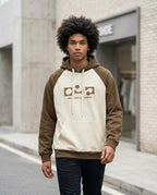 Statement Street - Tinav | Zweifarbig Bedruckt Hoodie Unisex