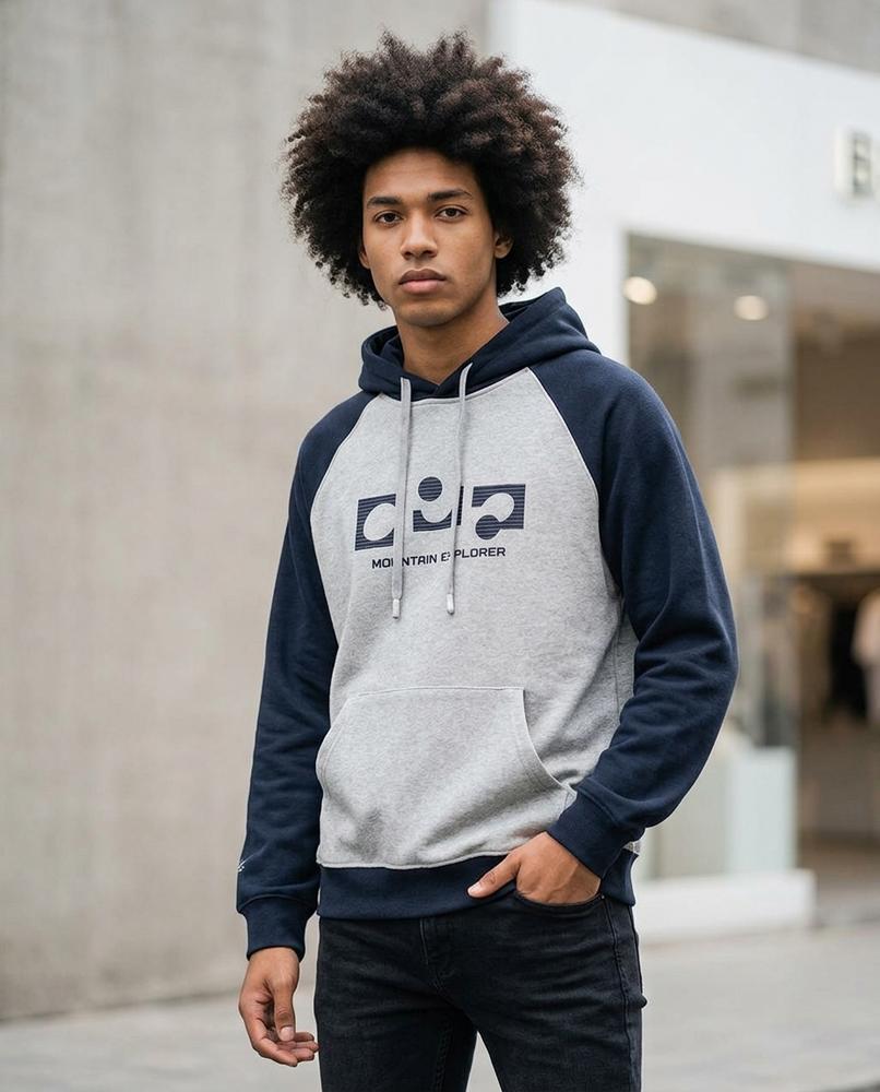 Statement Street - Tinav | Zweifarbig Bedruckt Hoodie Unisex