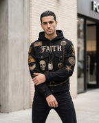 Statement Street - Nosin | Appliziert Bestickt Hoodie Herren