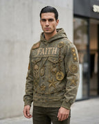 Statement Street - Nosin | Appliziert Bestickt Hoodie Herren