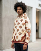 Statement Street - Mazar | Appliziert Gemustert Hoodie Unisex