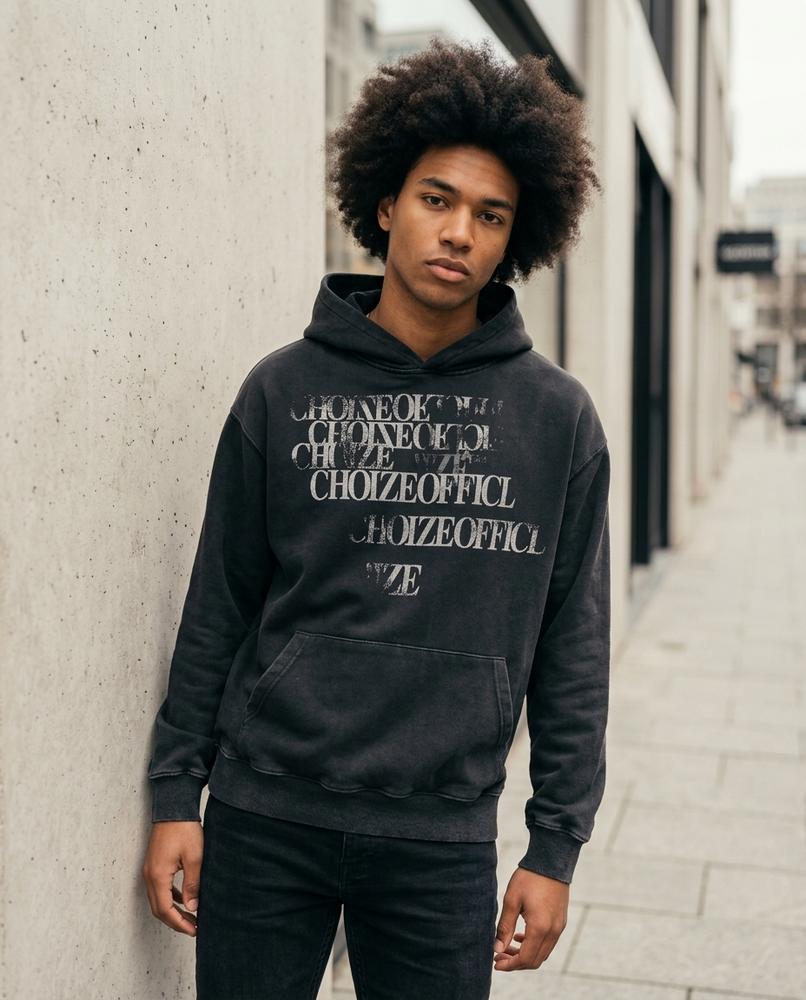 Statement Street - Nadis | Bedruckt Verwaschen Hoodie Unisex