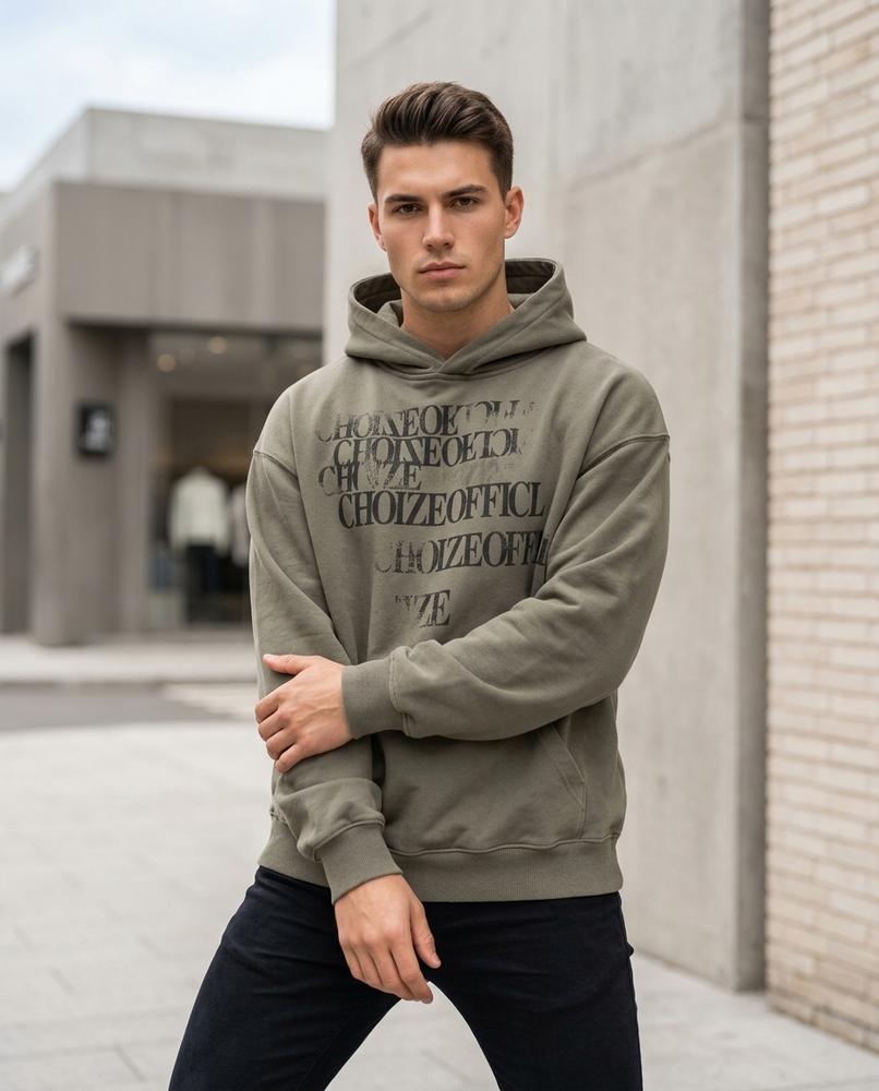 Statement Street - Nadis | Bedruckt Verwaschen Hoodie Unisex