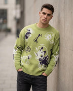 Statement Street - Mutud | Gemusterter Gestrickter Pullover Herren