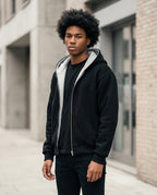 Statement Street - Eolol | Gefütterter Reißverschluss Hoodie Herren