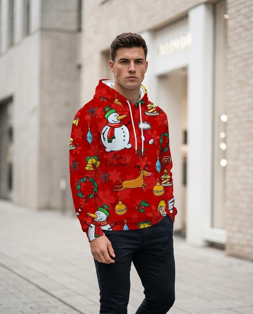 Statement Street - Dalis | Bedruckt Langärmlig Hoodie Herren