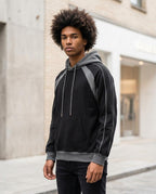 Statement Street - Yobam | Zweifarbig Paspeliert Hoodie Herren