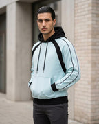 Statement Street - Yobam | Zweifarbig Paspeliert Hoodie Herren