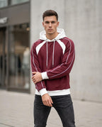 Statement Street - Yobam | Zweifarbig Paspeliert Hoodie Herren