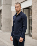 Statement Street - Aibus | Strukturiert Geknöpft Pullover Herren