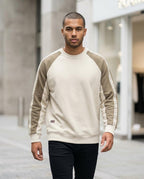 Statement Street - Ravor | Zweifarbig Bestickt Sweatshirt Herren